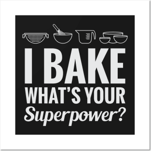 Baking Superpower Posters and Art